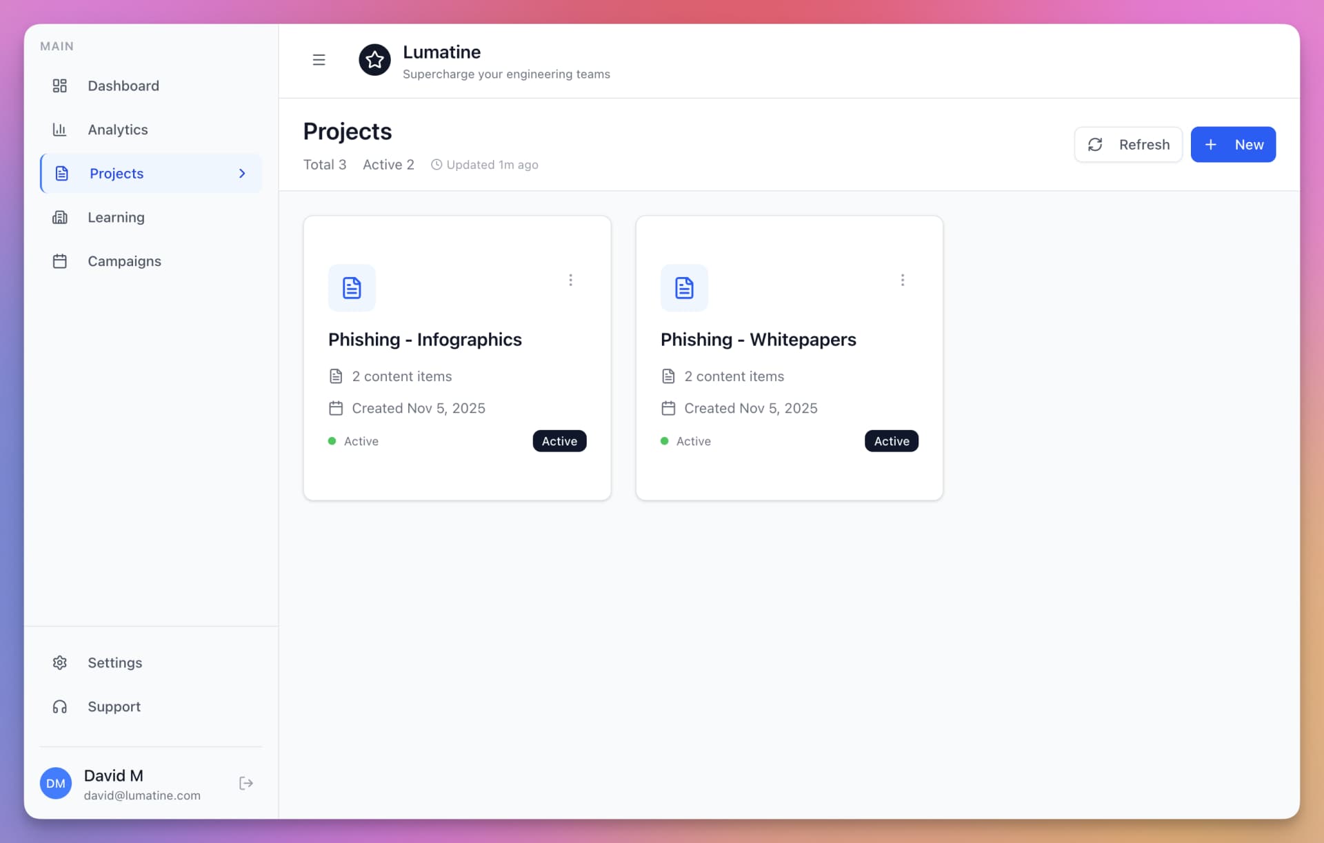 OkayLoop dashboard showing a policy-learning campaign and participant results